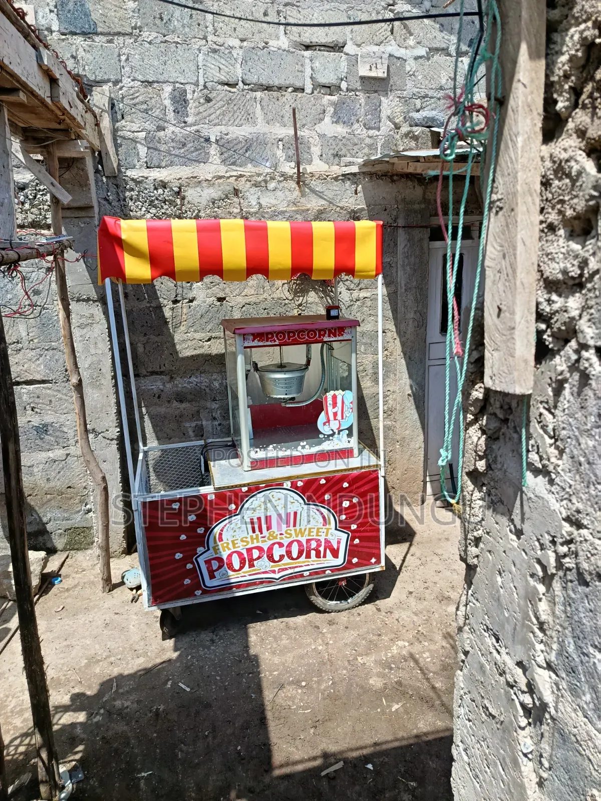 Popcorns Machine Using Solar Panel