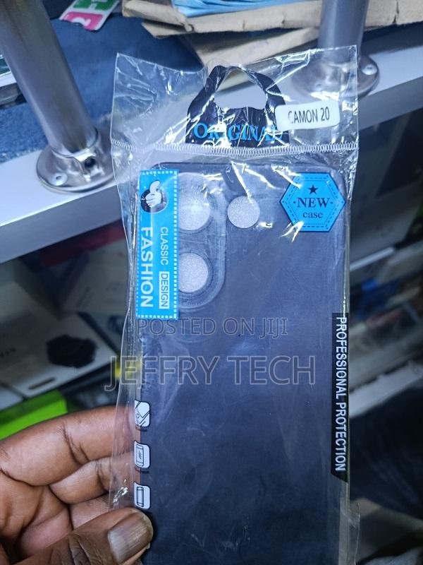 Flexible Soft Silicone Phone Case Designed for the Infinix Camon 20. - main view