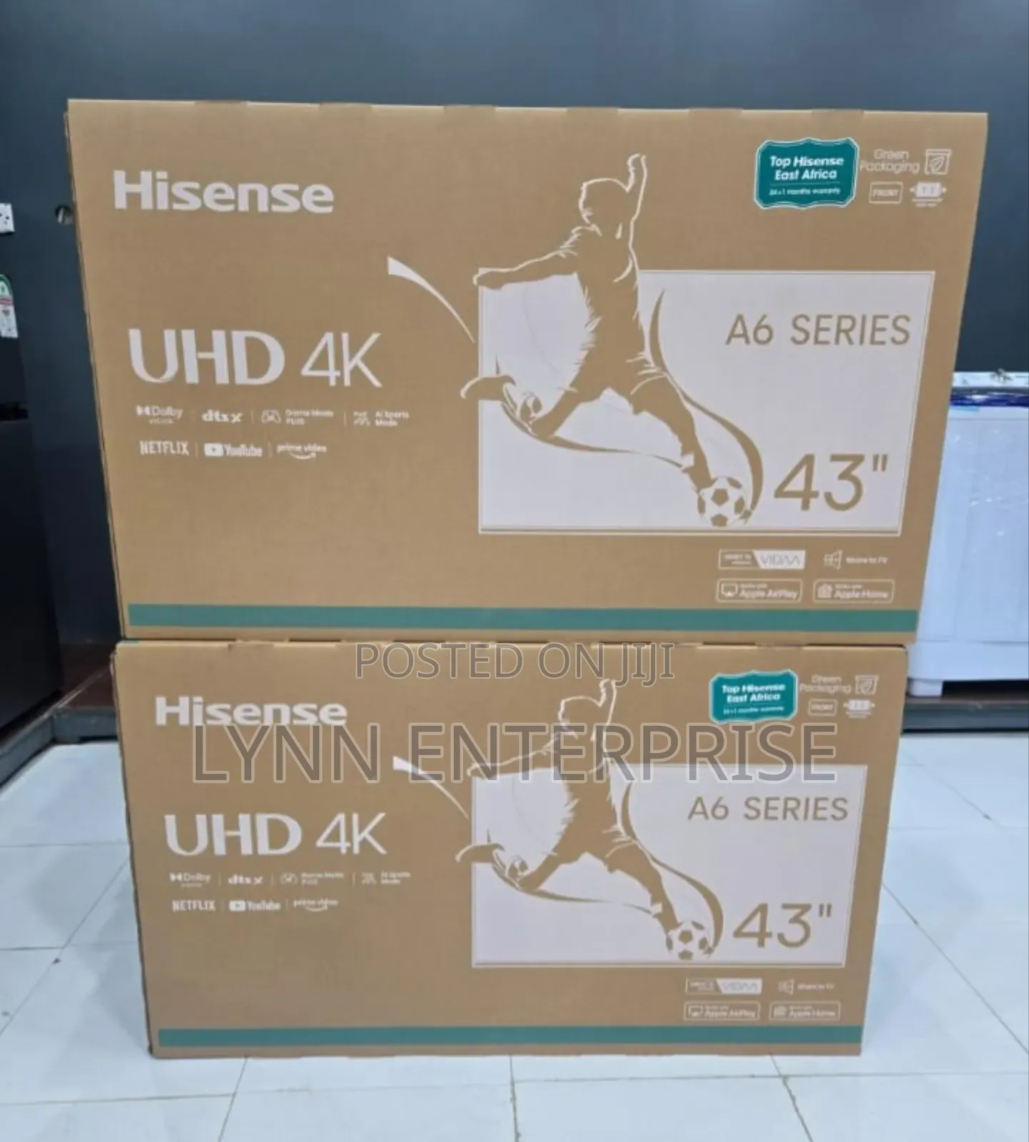 Hisense 43inches Uhd Frameless A6 Series