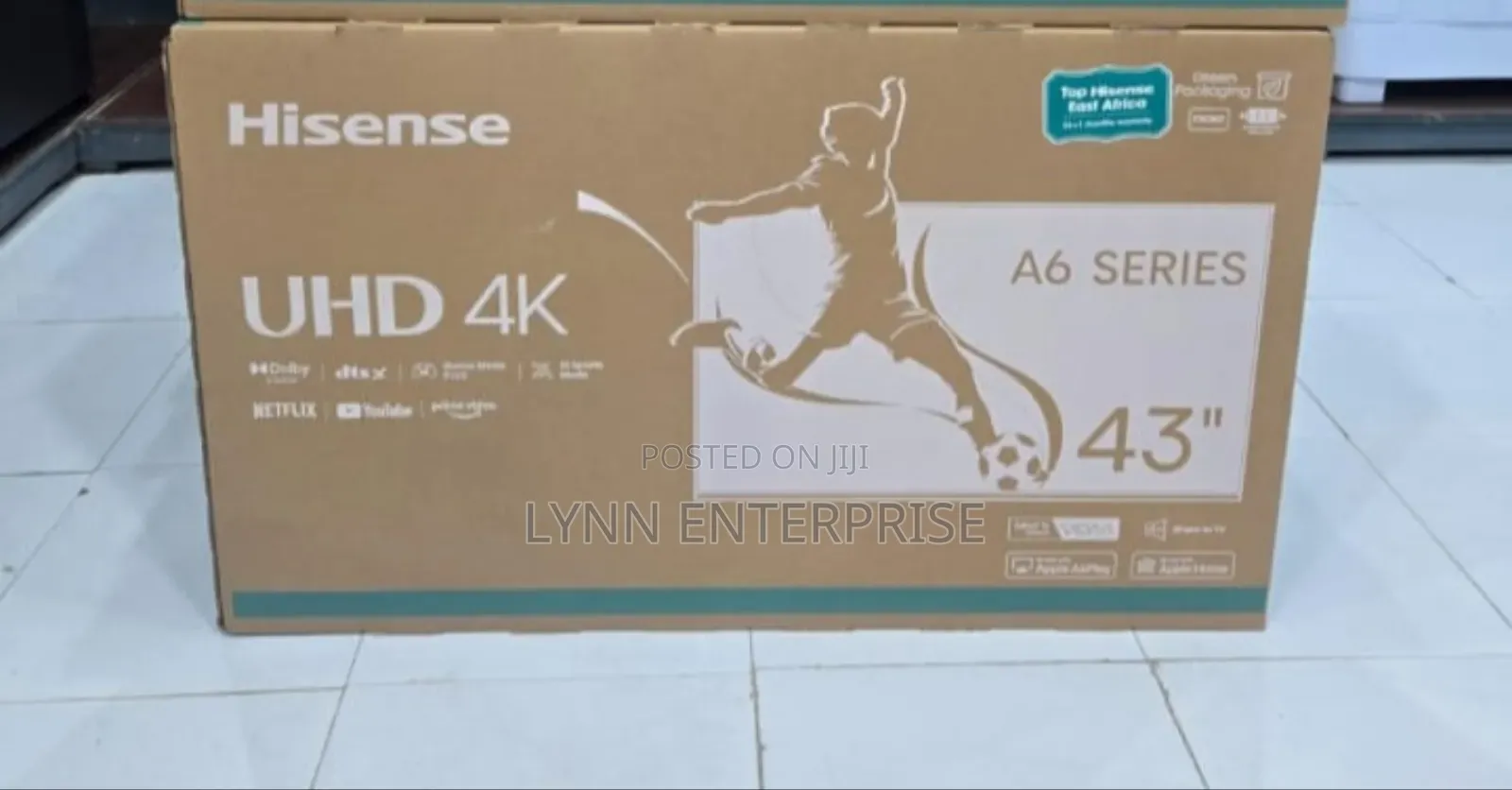 Hisense 43inches Uhd Frameless A6 Series