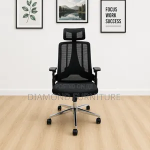 High Back Ergonomic Mesh Office Chair With Headrest Lumbar Support
