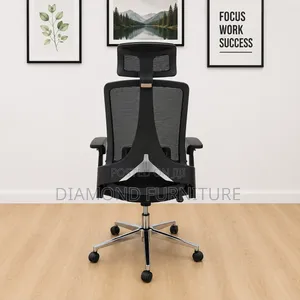 High Back Ergonomic Mesh Office Chair With Headrest Lumbar Support
