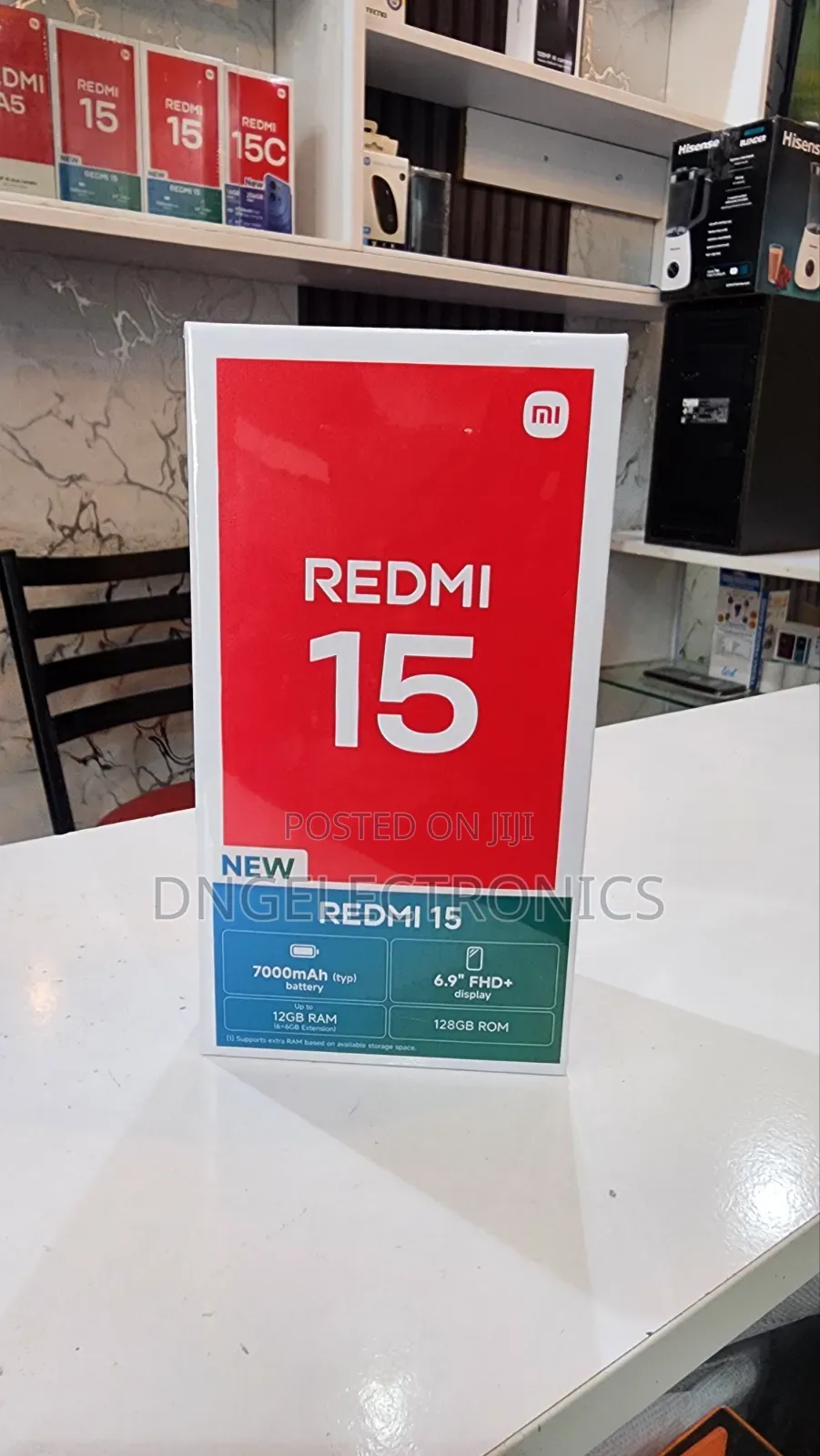 New Xiaomi Redmi 15 128 GB Black