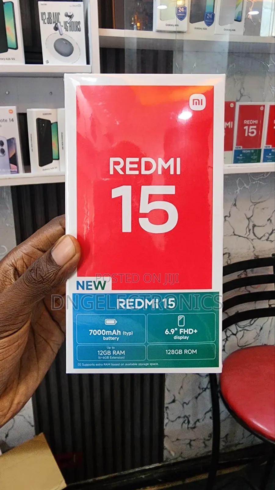 New Xiaomi Redmi 15 128 GB Black