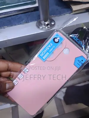 Pink Tecno Camon 20 Silicone Phone Case in Original Packaging.