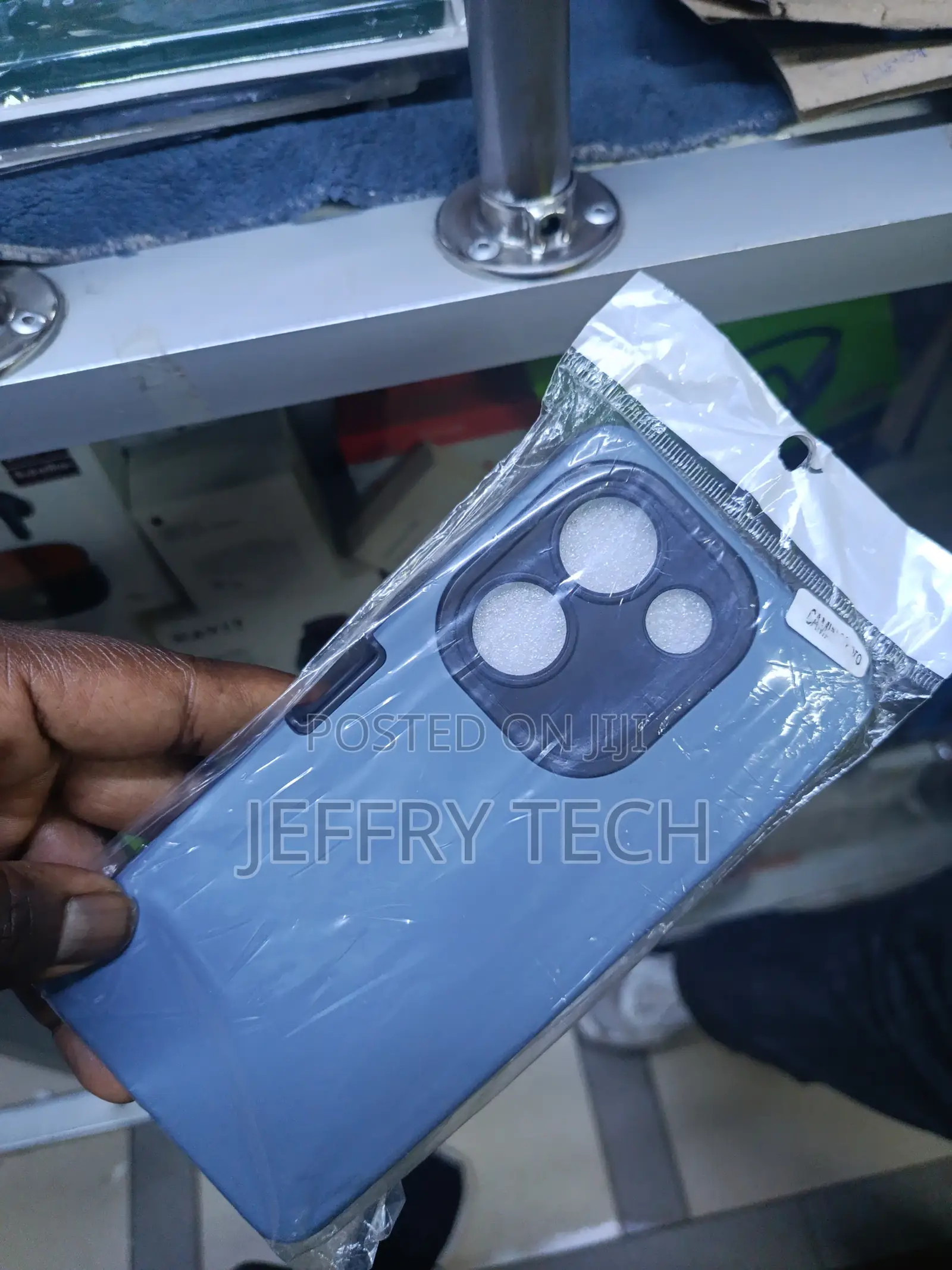 Silicone Phone Case for an Infinix Smart 8 in Blue