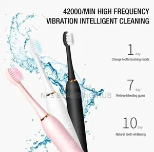 Sonic Electric Toothbrush 3 Brush Heads Cn