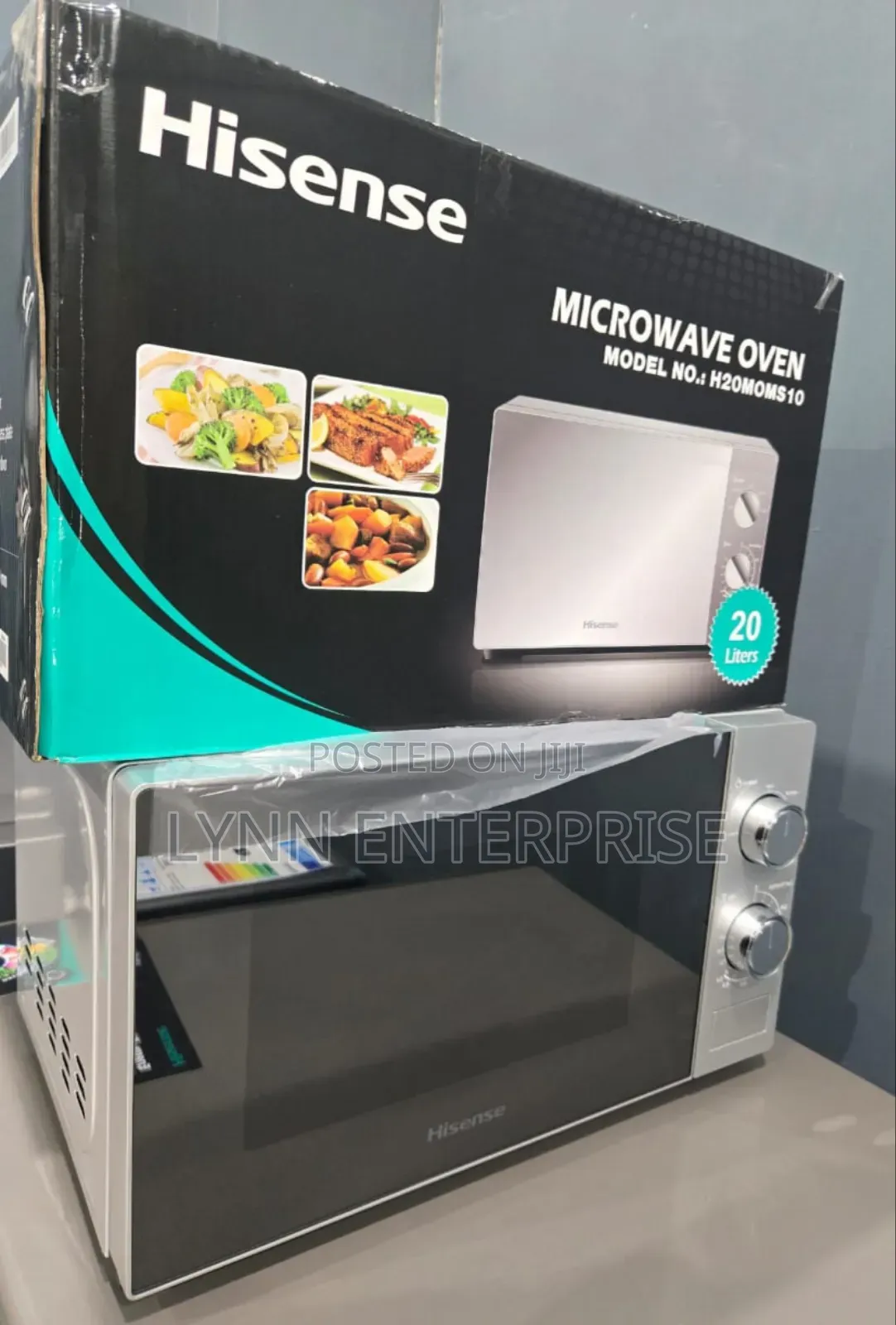 Hisense Microwave 20litres White Colour Mechanical Knob Control