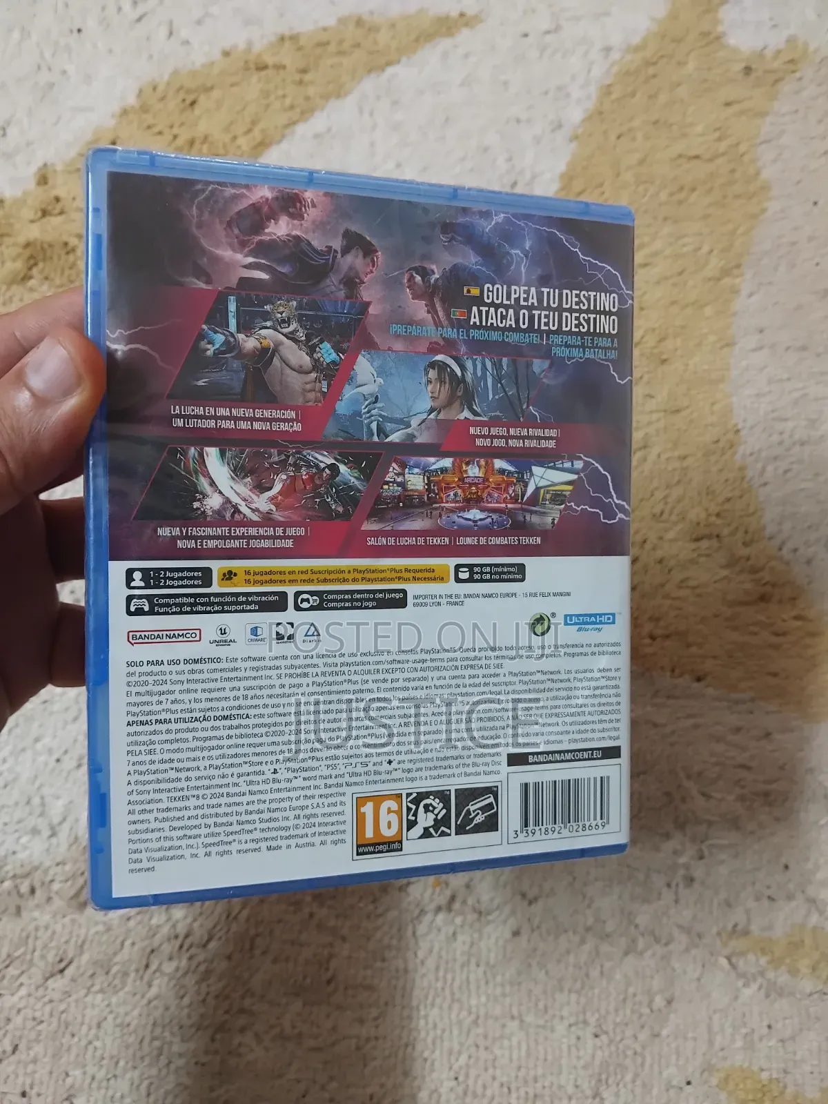 Playstation 5 Disk Tekken 8