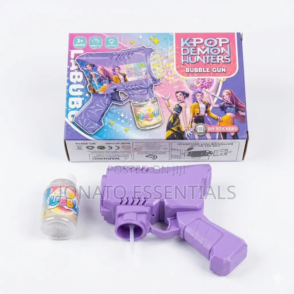 Automatic Bubble Gun Toy Kids Electric Bubble Blaster Machine