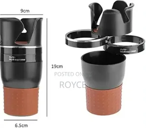 Adjustable 5 In1 Multifunction Rotating Car Cup Holder