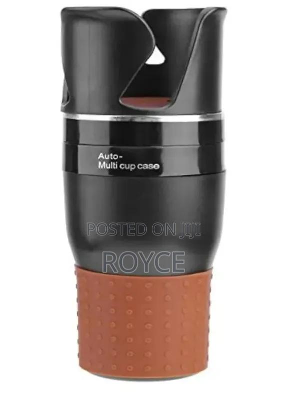 Adjustable 5 In1 Multifunction Rotating Car Cup Holder - thumbnail 4