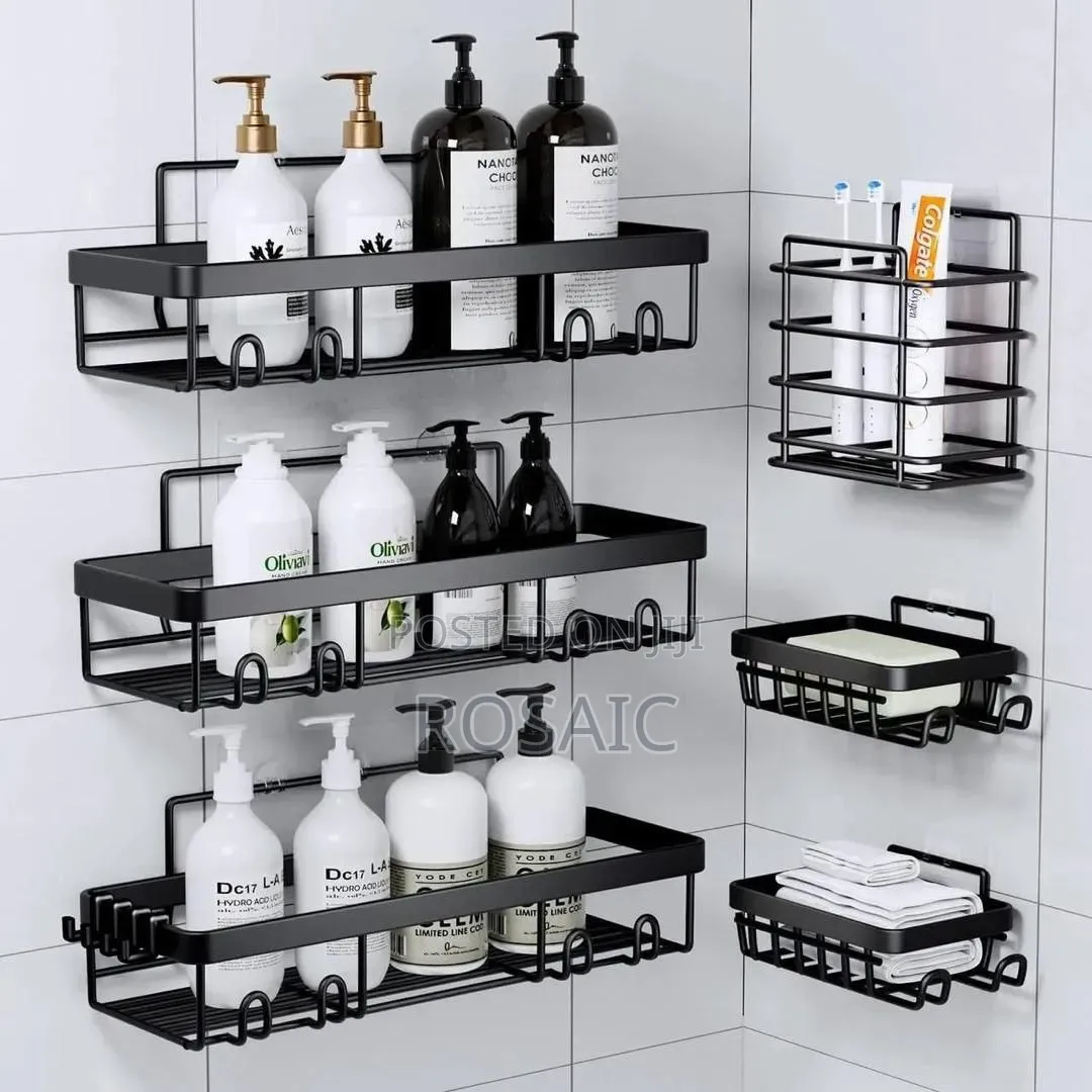 6-Pc Spacious Shower Caddy