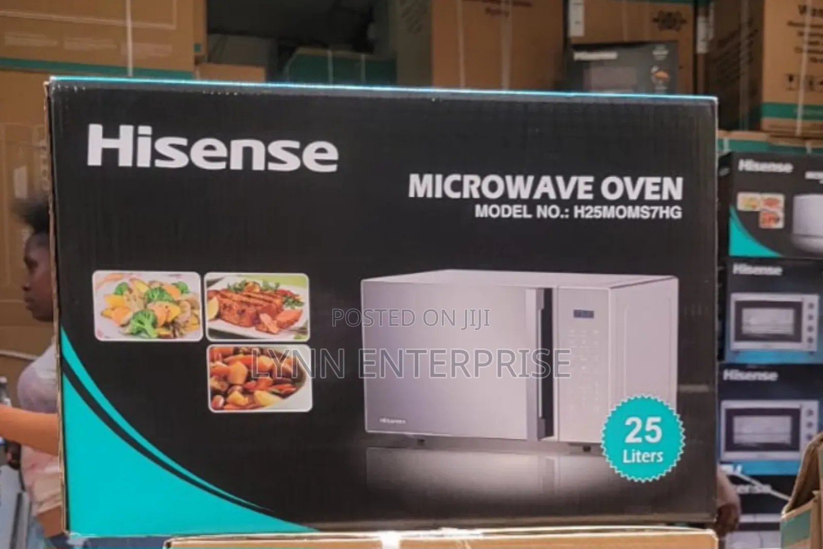 Hisense Microwave 25litres Silver Digital Handle Function