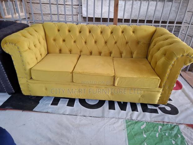 Upright 3-Seater Modern Chester Sofas Offers