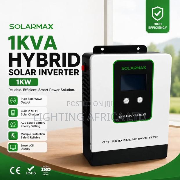 1kva - 12v Hybrid Solarmax Power Inverter