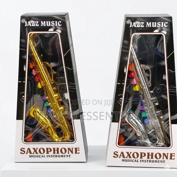 Kids Toy Saxophone Musical Instrument With Colored Keys - thumbnail 2