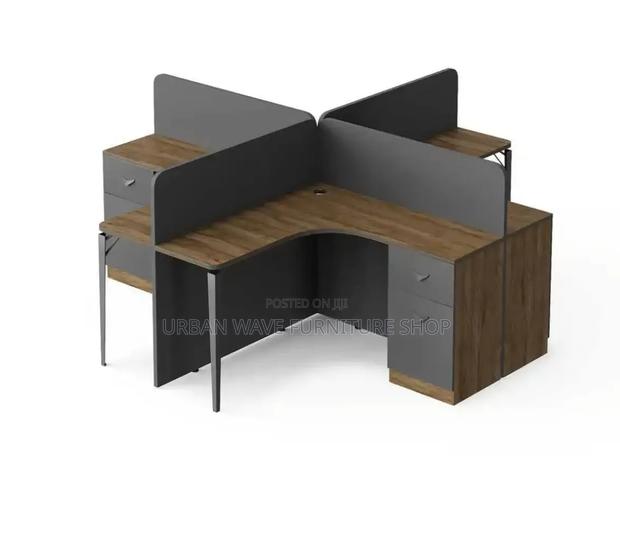 Higher L. Shaped Executive Workstation - main view