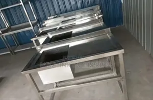 Ss Stainless 304 Single Sink With a Workspace