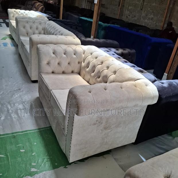 Velveted 2-Seater Modern Chester Sofas Offers