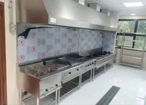 Wall Mount Type Ss 304 Kitchen Hood 8ft