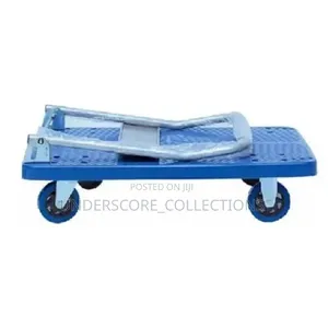 Platform Trolley Blue Plastic Base 900x600x880mm, Max 300kg Loading
