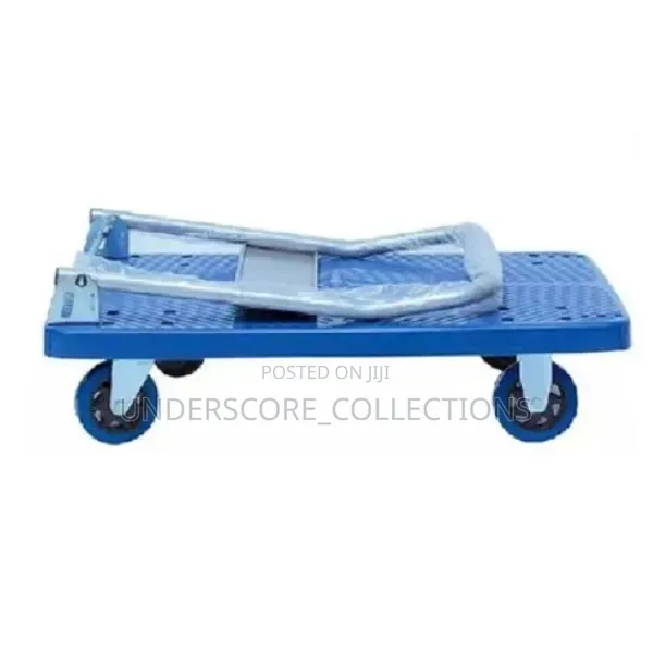 Platform Trolley Blue Plastic Base 900x600x880mm, Max 300kg Loading