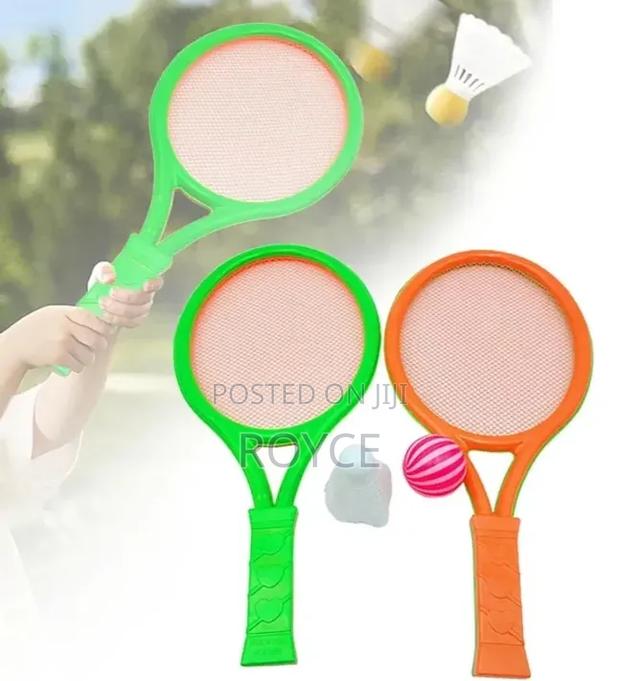 Kids Racket Pair With Shuttlecock Ball - thumbnail 2