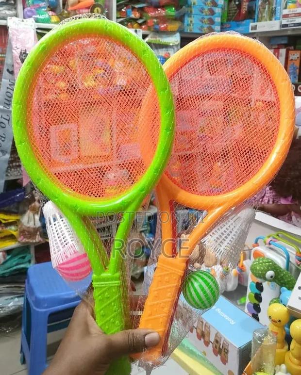 Kids Racket Pair With Shuttlecock Ball
