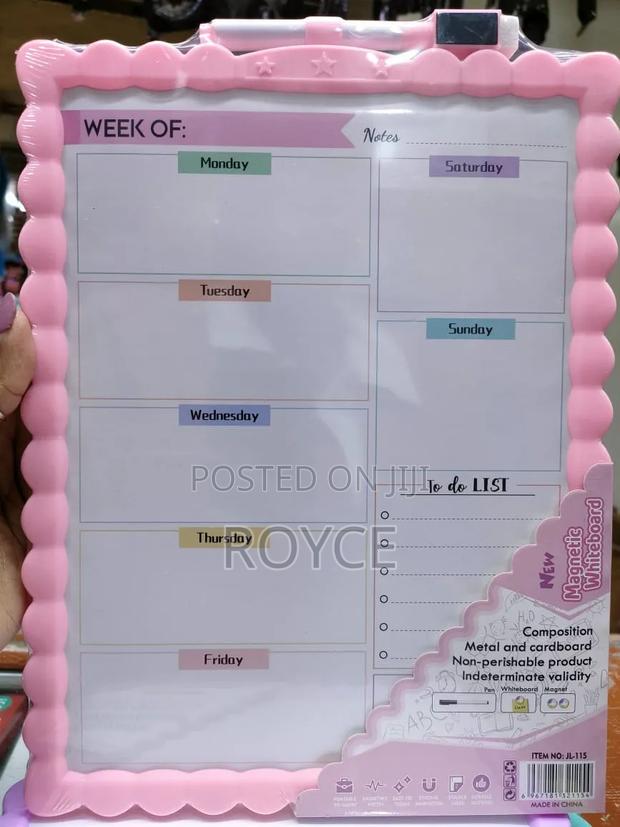 Magnetic White Board With Weekly Plan - thumbnail 6
