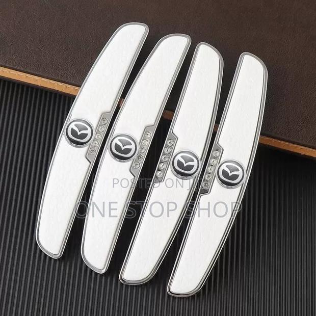 Car Door Open 4pc Mazda Door Scratch Edge Guard in Tight Spaces
