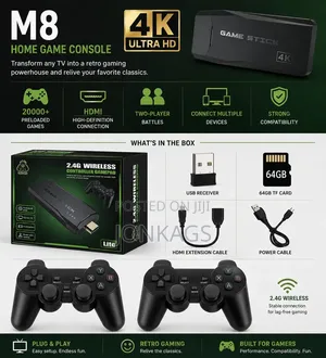 M8 Hdmi Output Game Stick