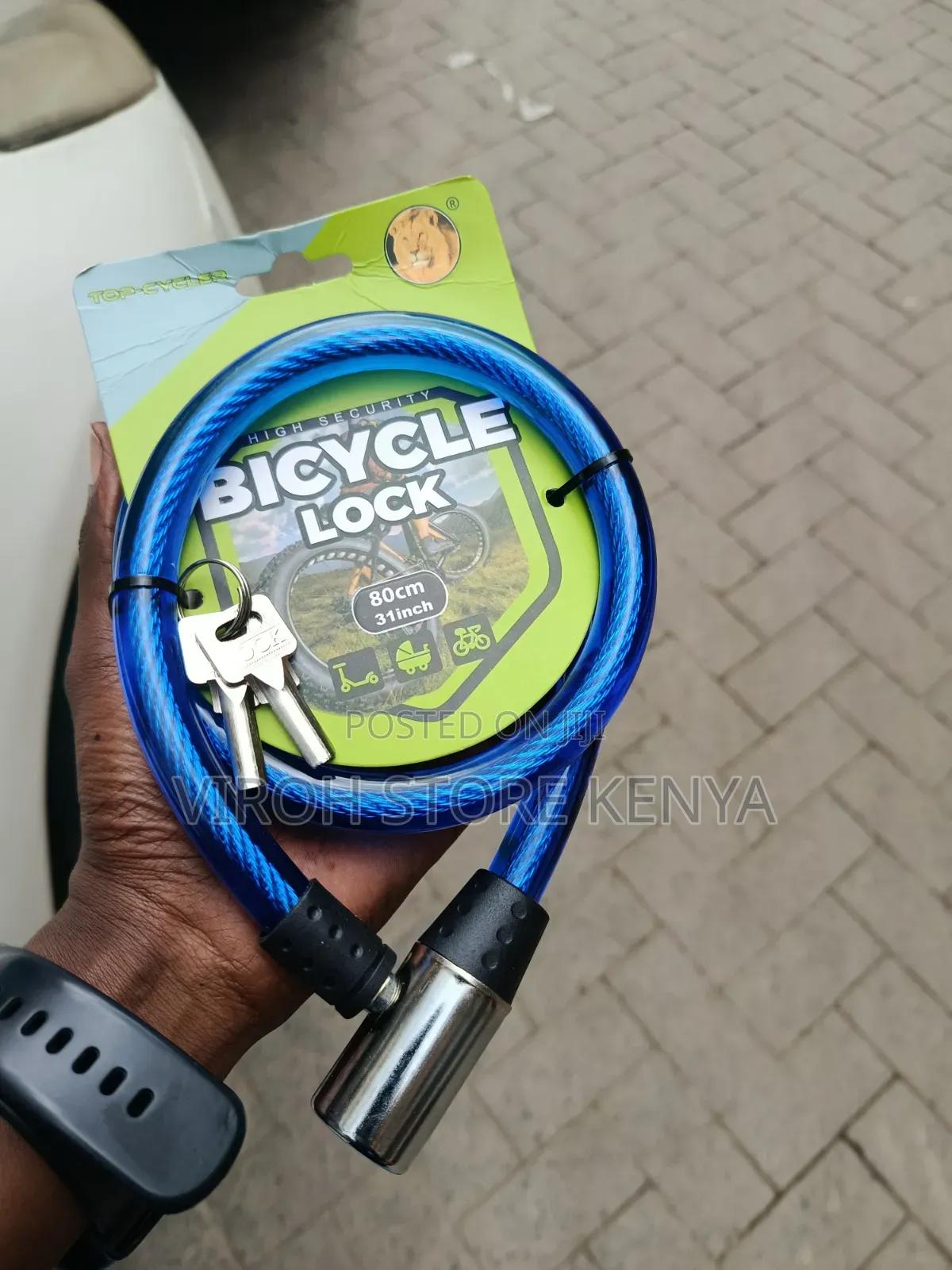 Bicycle Lock 80cm Long With Keys