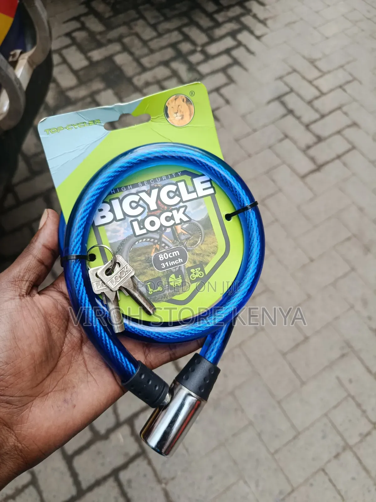 Bicycle Lock 80cm Long With Keys