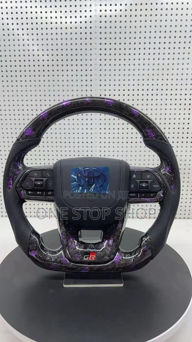 Gr Toyota Sporty Upgrad Steering Wheel,Perforated Leathercustom Finish