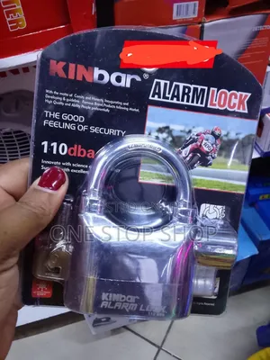 Alarm Padlock Hardened Steel Shackle Motion Sensitive Technology