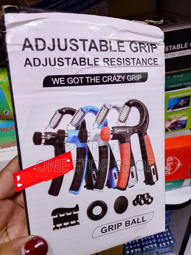 Adjustable Hand Grip Strengthener for Fitness With Grip Balls