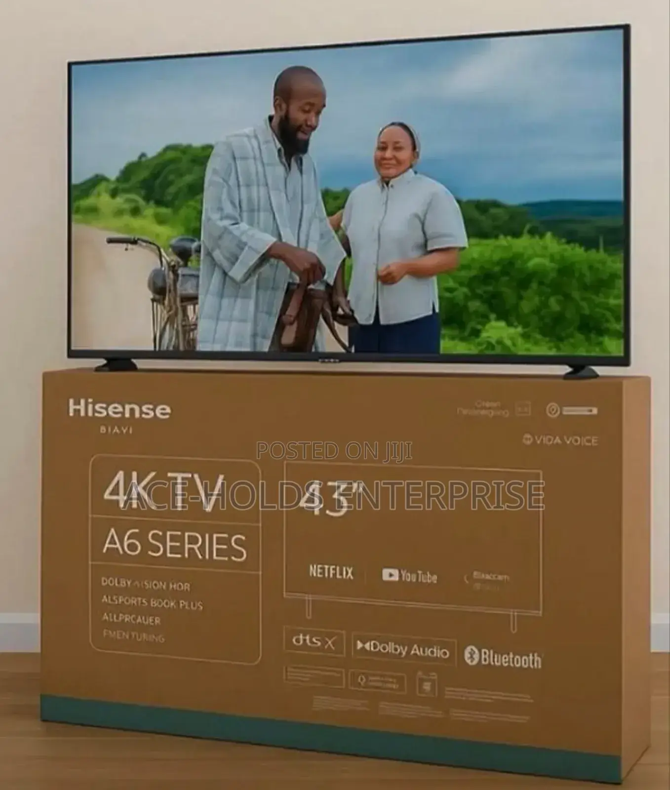 A4 Series - Hisense 43" Smart Vidaa Qled - 'A4q Frameless