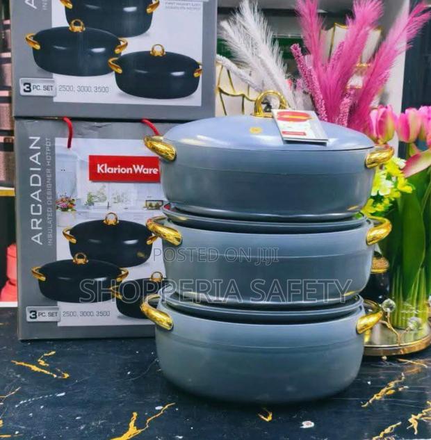 *3pcs Arcadian Insulated Hotpot