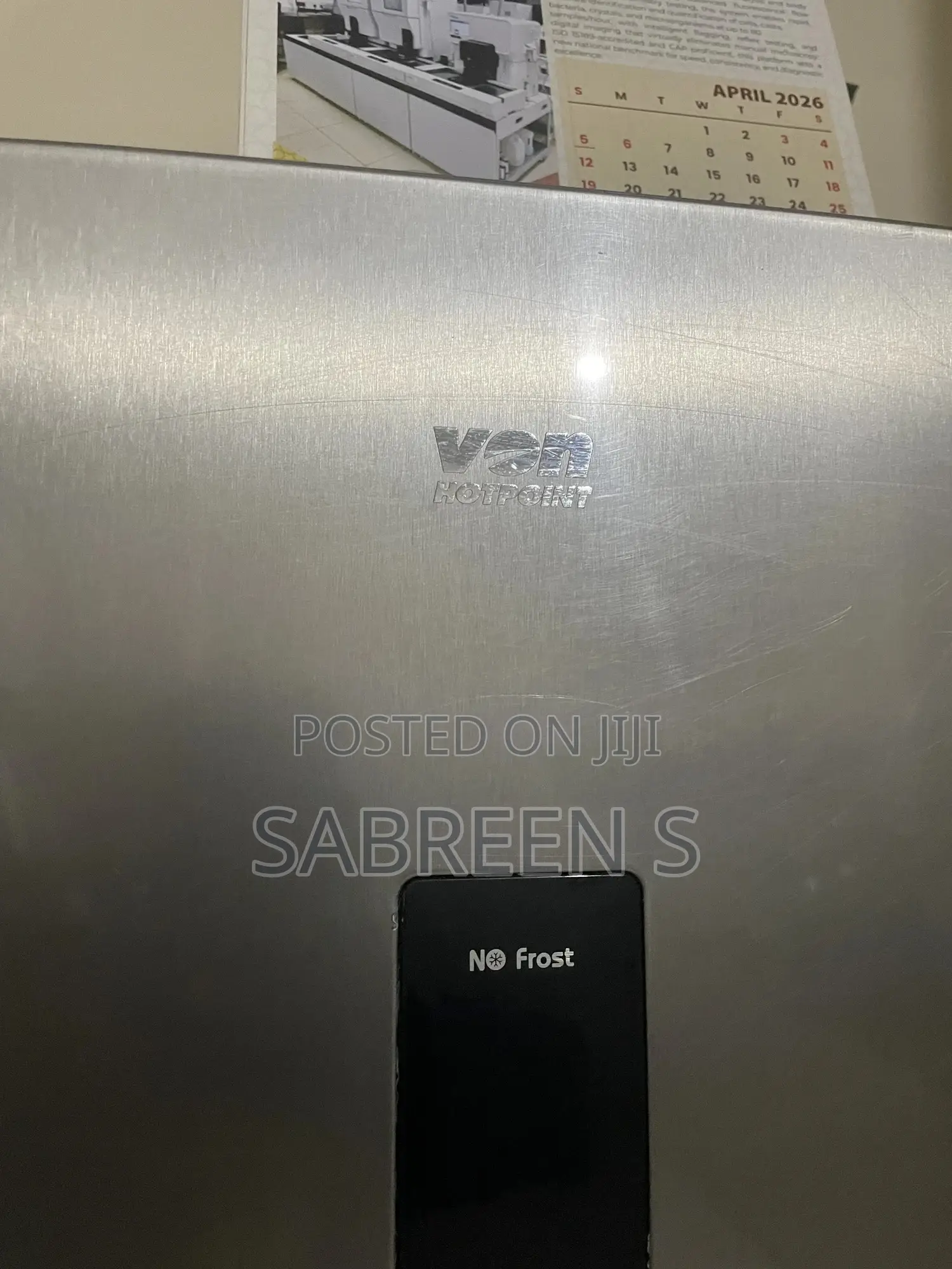 Von Bottom Freezer Fridge With Water Dispenser 265l