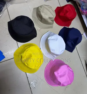 Unisex Double Sided Plain Bucket Hats