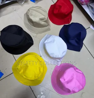 Unisex Double Sided Plain Bucket Hats