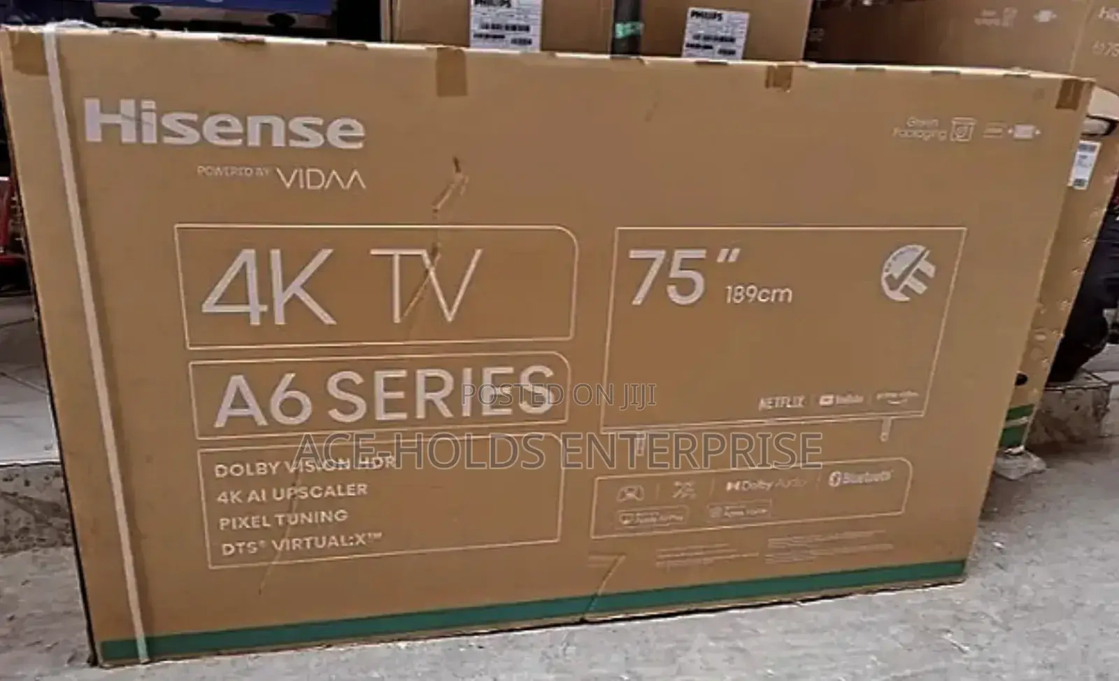 A6qken - Hisense 75" Inches A6 Series Qled Smart Vidaa Os Tv