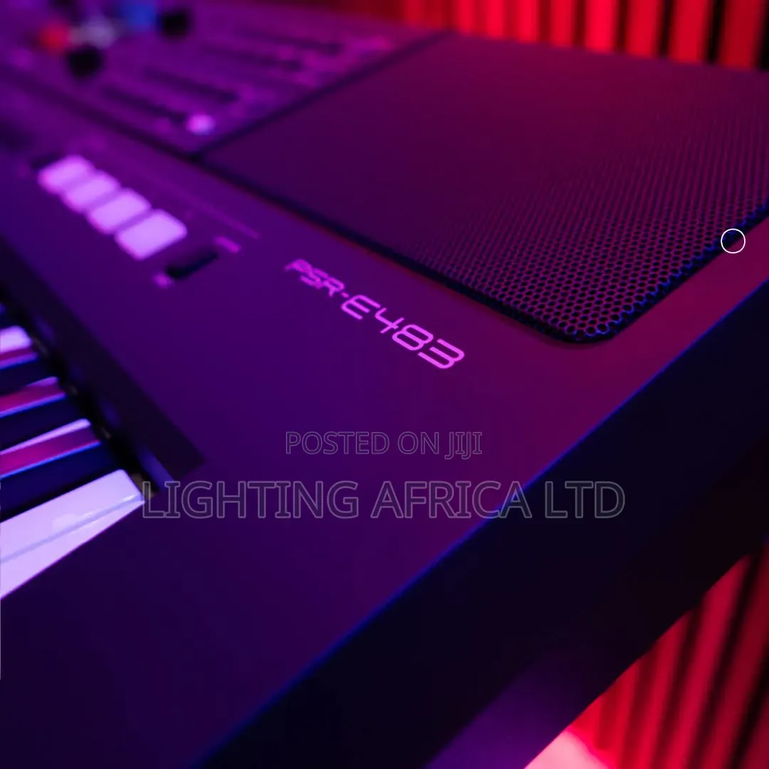 Original Yamaha PSR E 483 Keyboard Complete With Power Adapter