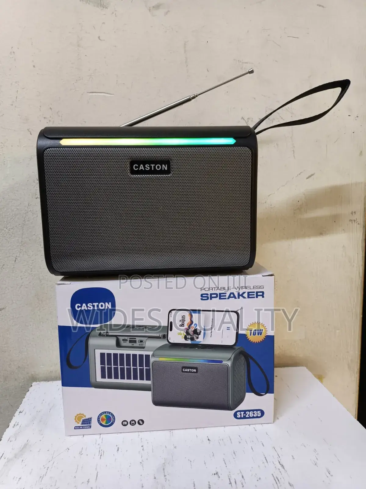 Caston Portable Wireless Speaker and Radio System.