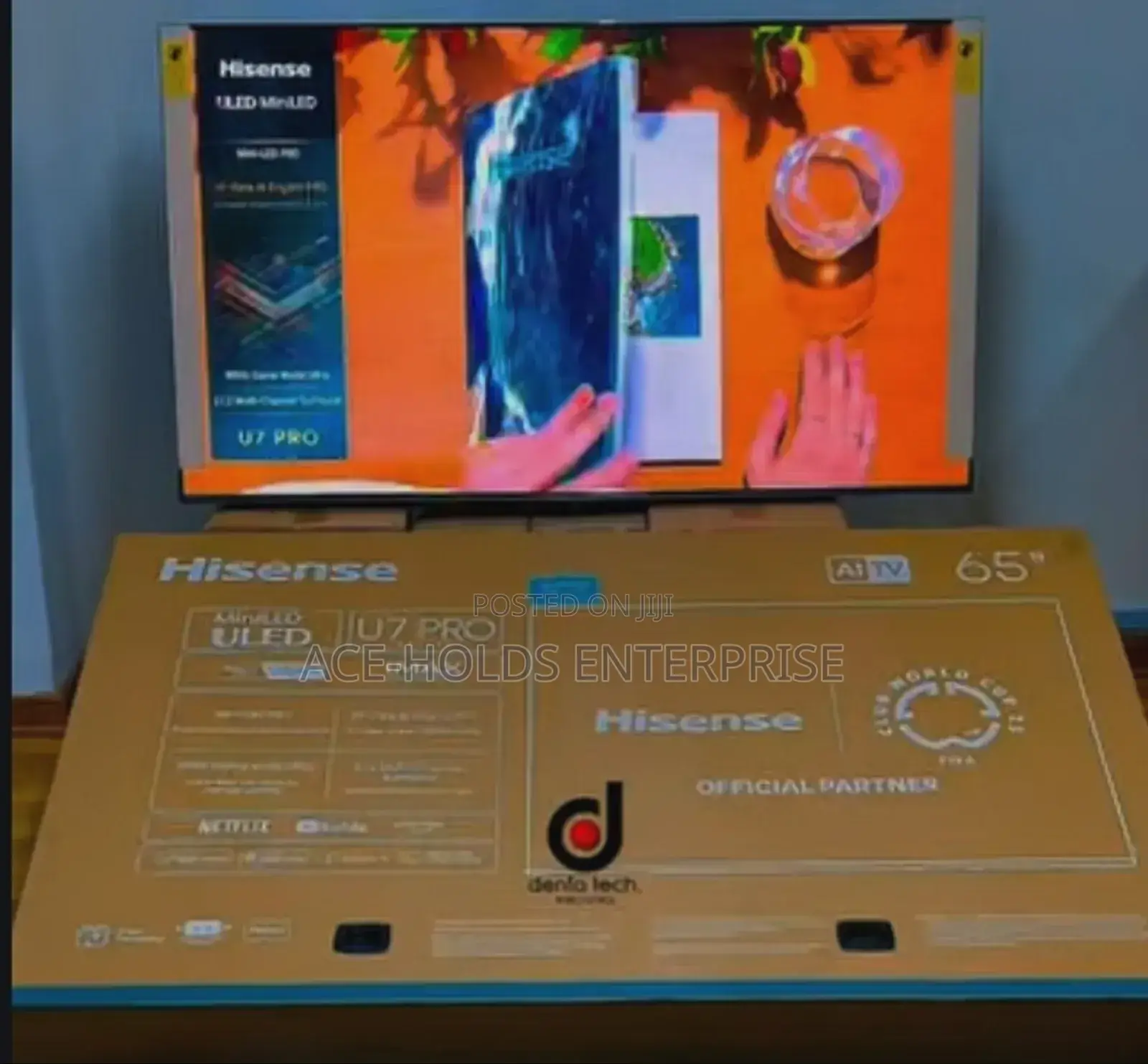 65u7q - Hisense 65" Inches U7 Pro Smart Vidaa Os Frameless Tv
