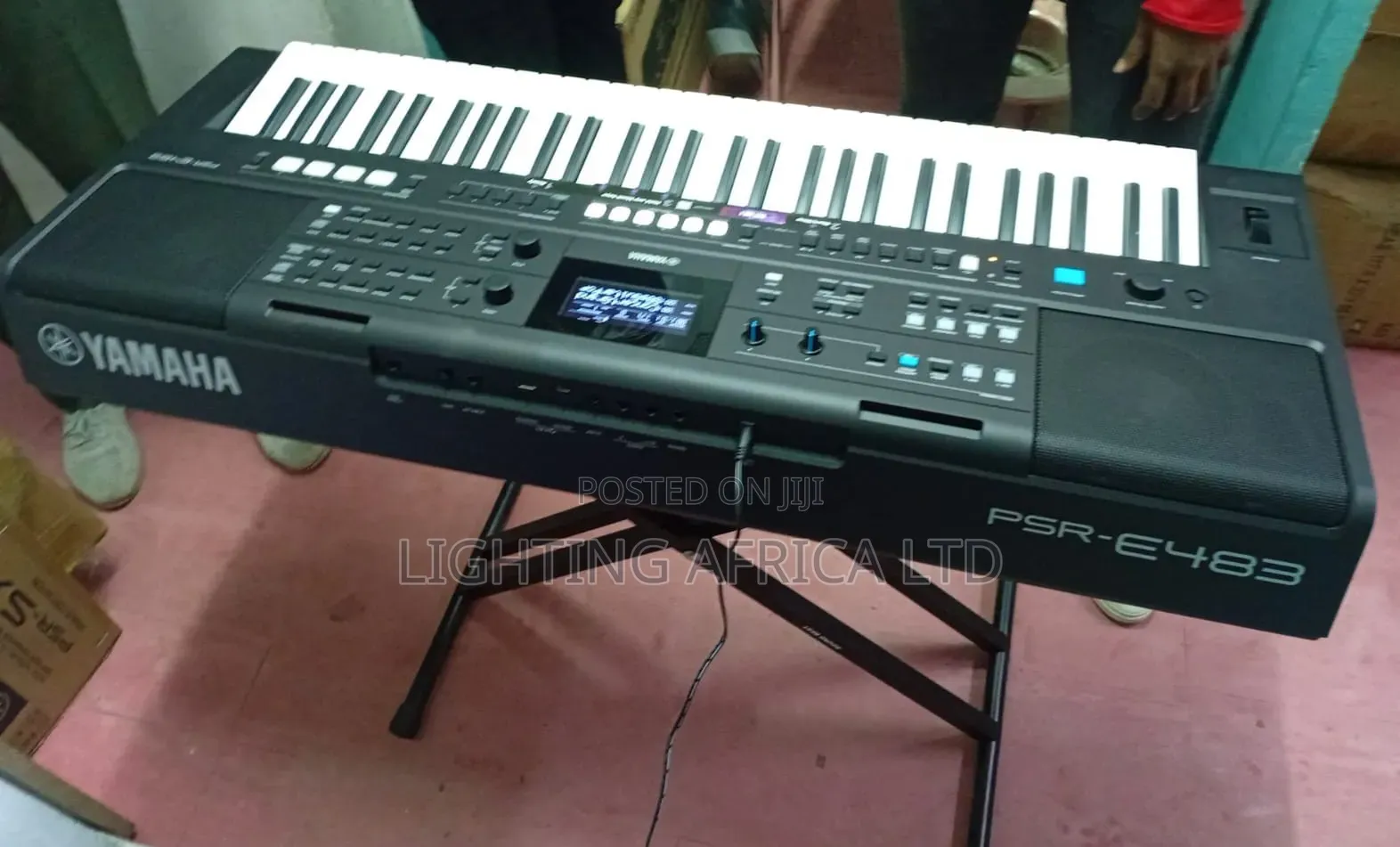 Original Yamaha PSR E 483 Keyboard Complete With Power Adapter