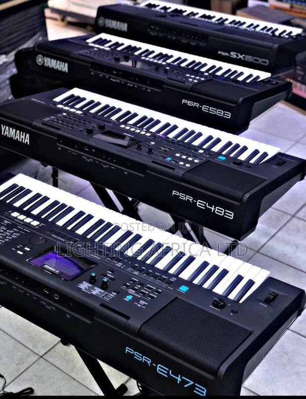 Yamaha New Model PSR E 483 Original Keyboard With Ac Power Adapter