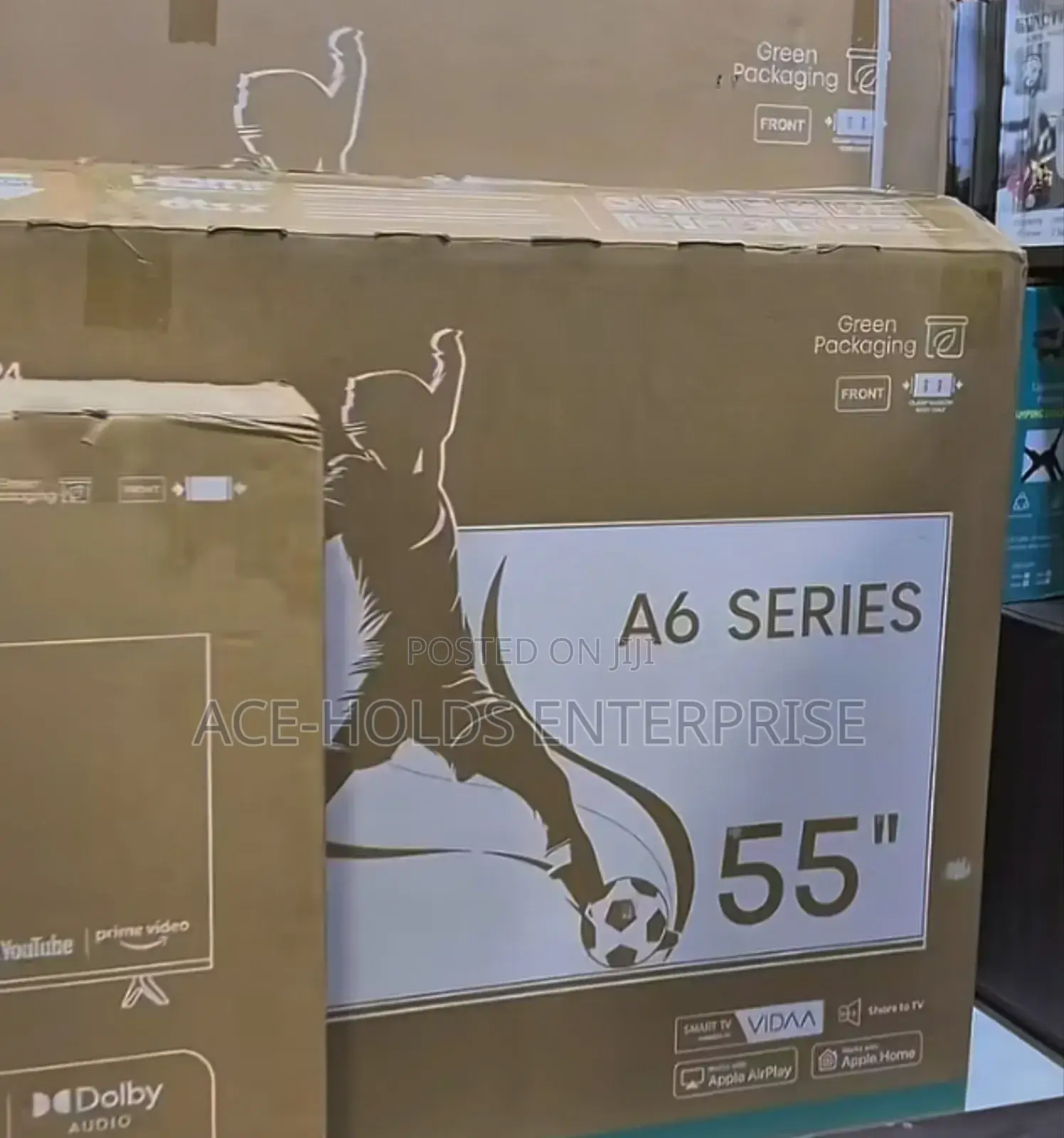 A6q - Hisense 55" Inch Smart Vidaa Os Powered Tv (Frameless)