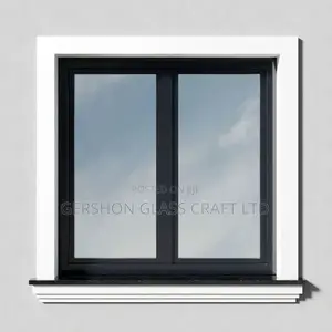 Grey Coated Sliding Windows